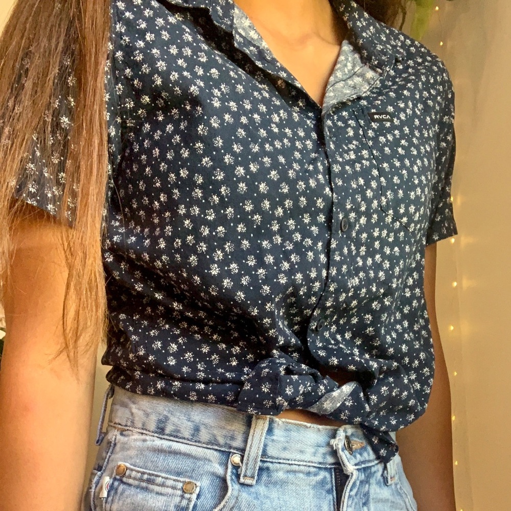 RVCA button up shirt